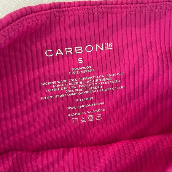 Brand NEW Carbon38 Ribbed 7/8 Leggings - Picture 6 of 8